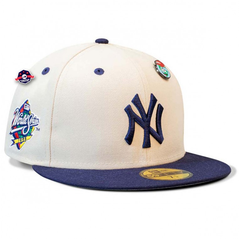 Acheter la casquette 59Fifty des New York Yankees Crème World