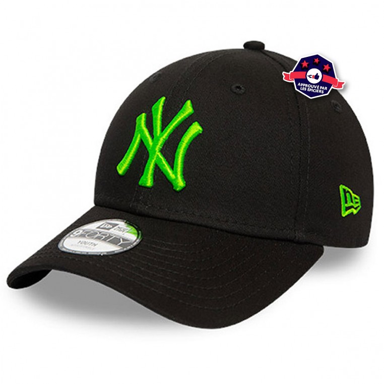 Casquette enfant NY Yankees - Noire et Verte